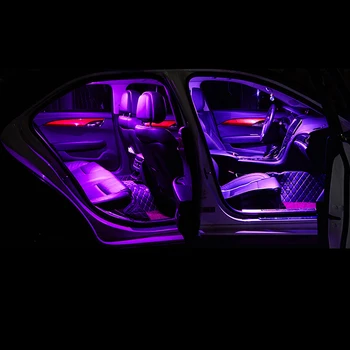 Par Skoda Rapid 2016 2017 2018 2019 Bez Kļūdām 6pcs 12v Auto LED Spuldzes Interjera Dome Lasīšanas Lampas, Bagāžnieka Apgaismojuma Piederumi