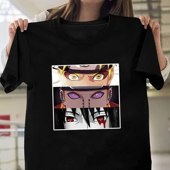 Cool Streetwear T-krekls Vīriešiem Naruto Sāpes Sasuke Obito Orochimaru Anime T Krekls Sievietēm 2020. Gada Vasaras t-veida Topi, Sieviešu Camisetas Mujer