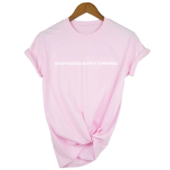 Vīlusies, Bet Ne Pārsteigts, T-kreklu Estētisko Apģērbu Tumblr T Krekls Sieviešu Drēbes Vasaras Topi Grunge Harajuku Tees 2020