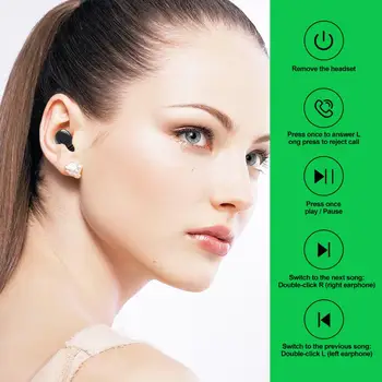 XG21 TWS Bluetooth Austiņas 5.0 Bezvadu Austiņas, Sporta Earbuds, Stereo Trokšņa Slāpēšanas Austiņas ar Mikrofonu Ūdensizturīgs iedarbību ipx4