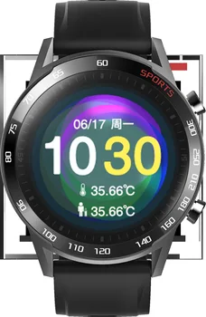 T23 Smart Skatīties Vīriešu Ķermeņa Temperatūra Digitālos rokas pulksteņus Fitnesa Tracker Dāmas Sporta Aproce IP67 Waterproof 2021