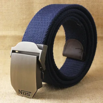 Unisex tactical belt augstākās kvalitātes 4 mm bieza 3.8 cm plata gadījuma audekla josta Āra Sakausējuma Automātisko aizslēgu Vīriešu Jostas 110-140cm