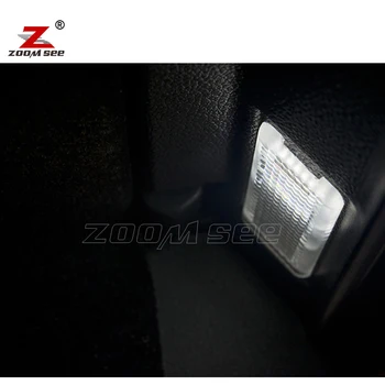 12pcs LED footwell lukturi + LED Interjera dome spogulis Gaismas spuldzes Komplektā Golf 7 MK7 MK VII sportwagen (+)