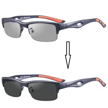Vazrobe Photochromic Brilles Vīriešiem Polarizētās Saulesbrilles, Cilvēks TR90 Briļļu Hameleons Sporta Transiton Objektīvs UV400 Ultra Light Vadītāja