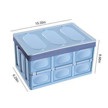 Auto glabāšanas kaste Auto glabāšanas rīku Salokāms uzglabāšanai kaste, lai stumbrs Daudzfunkcionāls locīšanas uzglabāšanas kaste Ūdens uzglabāšanas kaste 30L