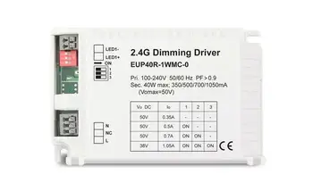 EUP40R-1WMC-0 40W RGB LED gaismas kontrolieris kontrolieris ar kontrolieri 2.4 G perfektu gaismas modulācijas efekts
