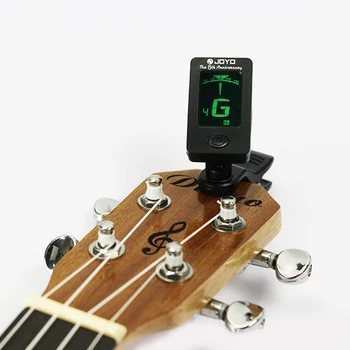 JOYO Ģitāra, Bass Uztvērējs 360 Grādu Grozāms JT-01 Mini LCD Clip-on Ģitāra Uztvērēji Mašīnas havajiešu ģitāra, Vijole Mūzikas Aksesuāri