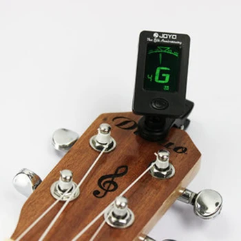 JOYO Ģitāra, Bass Uztvērējs 360 Grādu Grozāms JT-01 Mini LCD Clip-on Ģitāra Uztvērēji Mašīnas havajiešu ģitāra, Vijole Mūzikas Aksesuāri