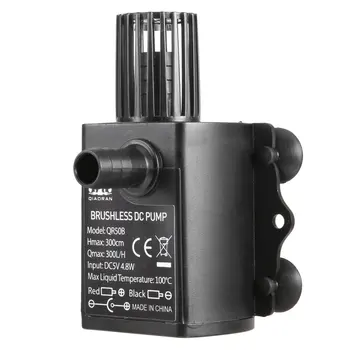 Decdeal Ultra-kluss Mini Brushless DC/USB Ūdens Sūknis-5V, 5-10W 250-400L/H Lifts 300cm Zemūdens Akvārijs, Strūklaka, kas Cirkulē
