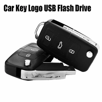 Jaunu Eshanmu V W Automašīnu Atslēgu Pendrive 256 GB USB Flash Drive 64GB, 128GB 16GB 32GB Pen Drive Personalizado Key USB 2.0 Memory Stick