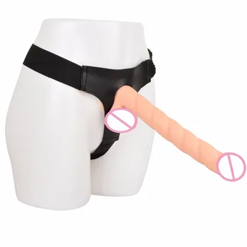 Ilgi reālistisks dildo strapon siksnu biksītes lesbiešu siksnu piesūcekni dildo mīksto dzimumlocekļa strapless dildo sievietēm seksa rotaļlietas