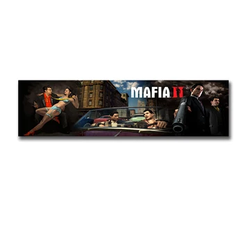 Spēle Mafia II HD Eļļas Glezna uz Audekla Plakāti un Izdrukas Cuadros Sienas Mākslas Spēlētājs, Istabas Dekori