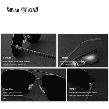 POLARKING Marku Retro Dizainers Polarizētās Vīriešu Saulesbrilles Vīriešu Metāla Braukšanas Saules Brilles Zvejas Ceļojumu Briļļu Oculos de sol