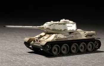 Samontēti Tvertnes Modelis 1:72 Mēroga Statiskā Tvertnes Modelis Krievu T-34/85 Ziemas Marķējums Krāsas Modelis Kolekcionējamus Tvertne 36271