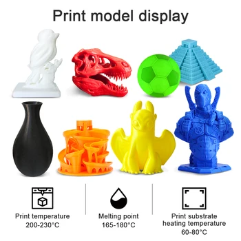 3D Printeri pavedienu taa 1kg/2.2 lbs TAA Materiāla 3D Printeri, kas nav burbulis 1,75 mm+-0.02 MM Pielaide ar RoHS Reach Ātri Kuģi