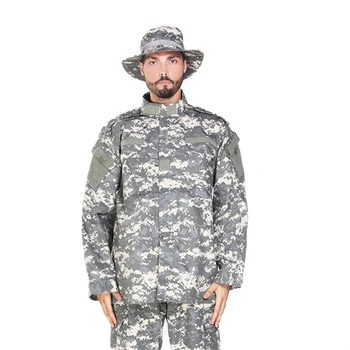 10Color Augstas Kvalitātes Militāro formas tērpu Vīrieši Armijas Taktiskā ACU Multicam Kamuflāžas Tērps Militar Karavīra Drēbes, Bikses Komplekts XS~2XL