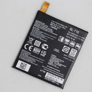 BL-T16 Litija Akumulatoru LG G Flex 2 H950 H955 H959 LS996 US995 bateriju Reālā Ietilpība 3000mah Mobilā Tālruņa Akumulators + Instrumenti