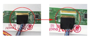 Komplekts Draiveri LTN140AT22-P01/P02 1366*768 LCD 2019 panelis 40pin Ekrāna DVI DIY M. NT68676 LED HDMI kontrolieris valdes VGA audio