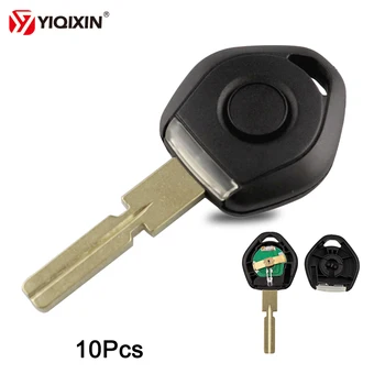 YIQIXIN 10PCS Tālvadības Auto Atslēgu Gadījumā, ja Atstarotājs Shell Bmw 3 5 7 Z3 E36 E34 E38 E39 Vecā Stila Taustiņu 4 Dziesmu HU58 Ar LED Gaismas