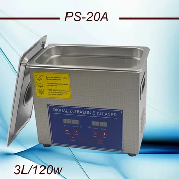 AC110V/220V(pēc izvēles) ciparu taimeris&apsildāmi ultraskaņas tīrītājs 3L 40KHz ar bezmaksas grozu zobārsts daļas