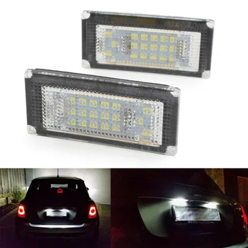 BMW Mini Cooper R50 R51 R52 R53 Auto LED Licences Numura zīmes Apgaismojuma Lampas 2gab Auto Piederumi