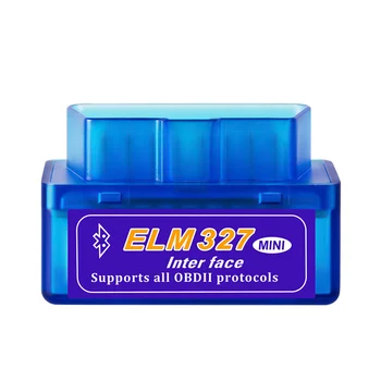 Jaunākā Versija Super Mini ELM327 Bluetooth V2.1 OBD2 Mini Elm 327 Automašīnu Diagnostikas Skeneris Rīks ODB2 OBDII Protokolu