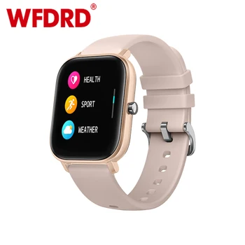 WFDRD Smartwatch Vīrieši Sievietes par Android, Ios Modes Sporta Ip68 Ūdensnecaurlaidīga asinsspiediens Fitnesa P9 Smart skatīties