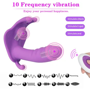 Sieviešu Apģērbi Dildo Vibrators Seksa Rotaļlietu Masturbator G Spot Vibrators, Bezvadu Tālvadības Pults, Lai Klitora Stimulēšanai Pieaugušo Seksa Rotaļlietas