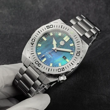 San Martin Diver Watch Vīriešu Mehāniskās rokas Pulksteņi Automātiskā Safīra Ūdensizturīgs 500m Gaismas Nerūsējošā Tērauda Limited Edition