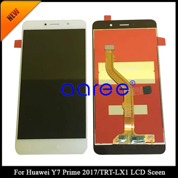 Testēti LCD Displejs Priekš Huawei Y7 Ministru 2017 Par Huawei Y7 Ministru 2017 TRT-L21A Displejs LCDTouch Ekrāna Digitizer Montāža