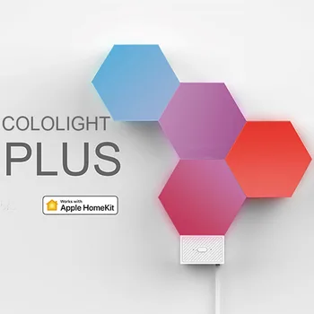 Lifesmart Jaunu Cololight Plus Quantum Lampas Nakts Gaisma Darbam ar Apple HomeKit Google Palīgs Amazon Alexa Skaņas, Krāsas