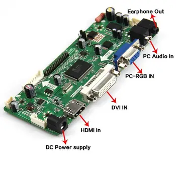 M. NT68676 LCD/LED Kontrolieris Vadītāja Valdes(HDMI+VGA+DVI+Audio), Lai N156B3-L0B LP156WH1(TL/A3) 1366*768 LVDS Monitors Atkārtoti Klēpjdators