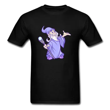 Džeza est Retro Karikatūra T Krekli Zilā Burvis Heisenberg T-Kreklu apdruka Studentu Mad Magic Komanda Tshirt Vairumtirdzniecības O Kakla Apģērbs