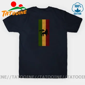 Tatooine Classic Atpakaļ drukas Dizains Lauva no Jūdas T-krekls Vintage Jah Mīlestība Rasta T krekli Rastafarian Dāvanu T Punk Mūzikas Tees