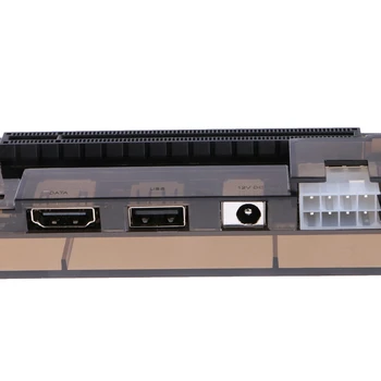 PCIe PCI-E V8.4D EXP GDC Ārējās Klēpjdatoru Video Karte, Doks / Laptop Docking Station (Mini PCI-E interfeisu Versija)