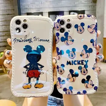 Disney sākotnējo aizsardzības gadījumā ir piemērots iphone 11 gadījumos 7/8P/X/XR/XS/XSMAX/11/12min mazs viduklis Mickey telefonu gadījumā