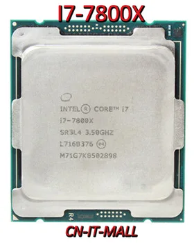 Intel I7-7800X 8.25 M 6 Core 12 Vītne LGA2066 3.5 Ghz Procesors X299 valde