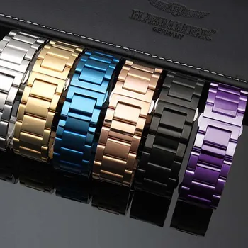 Cietais nerūsējošais tērauds watchbands par Dior Samsung S3 16mm 18mm 20mm 22mm Metāla Skatīties Joslas 46mm 42mm Siksniņa, Rokas Pulksteņi Aproce