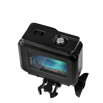 Par GoPro Hero 9 Black Piederumi Ūdensizturīgs Gadījumā 50M zem ūdens + Touch Durvju Niršanas Mājokļu Mount Apvalka Go Pro Hero9 Jaunas