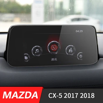 204-221*97mm Auto Centrs Konsoles GPS Navigācijas Ekrāns Aizsardzības Rūdītā Stikla Filmu Par Mazda CX-5 2017 2018