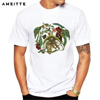 Radošā Botāniskais Dizaina angļu Buldogs T-Krekls Vīriešu Buldoga Galvu Iespiests T Krekls Augstas Kvalitātes Hipster Vīriešu Tops Tee Drēbes