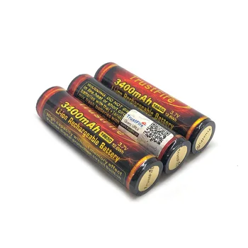 8pcs/daudz TrustFire 18650 3,7 V 3400mAh Litija Akumulators Uzlādējams PCB Aizsardzības Baterijas LED Lukturīti Velosipēda Lukturis