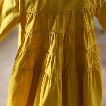 2020. gada Pavasara Blūzes Pusaudžu Meitene Krekls Ilgtermiņa Piedurknēm Baltā Dzeltenā Rudens Bērniem, Bērnu Krekli Meitenēm Blūze