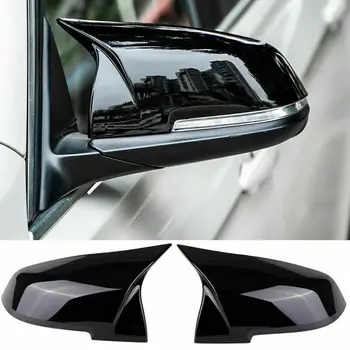 Vislabākā Kvalitāte 2GAB Gloss Black Atpakaļskata Spoguļa Vāks Vāciņš BMW F20 F21 F22 F30 F32 F36 X1 F87 M3