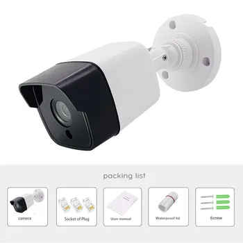 PoE IP Camera 3mp 5mp HD Āra Ūdensizturīgs Infrasarkano Nakts Redzamības Drošības Video Novērošanas CMS XMEYE ONVIF Plastmasas lwmltc