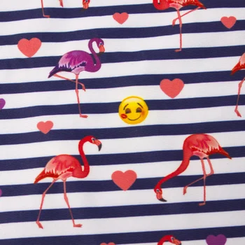 Meitene Peldkostīmi Karikatūra Flamingo Viengabala Peldkostīmi Meitenēm, Bērniem Peldvietu Uzvalki Karstā Pavasara Bērni Beachwear Pusaudzis Peldkostīmu