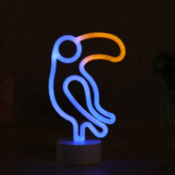 Krāsains Varavīksnes LED Neona Zīme Akumulatora Barošanu Radošo Neona Nakts Gaisma Ziemassvētku Gaisma Sienas Lampa Apdare, LED Neona Caurule