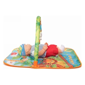 Bērnu paklājs Priecīgus Fellas Spēlēt Mats Klaburčūska Dzīvnieku Sapratu, 63x80 CM Playmat grabulīši lien agrīnās mācīšanās rotaļlietas