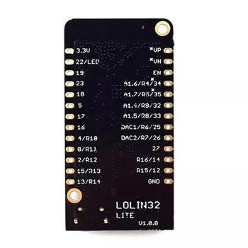 LOLIN32 Wifi Bezvadu Attīstības padomes Antenas Micro USB Kartes Litija Akumulators Interfeiss ESP32 ESP-32 REV1 CH340 CH340G