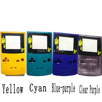 Visa pārdod 4 Krāsu Izvēlēties Plastmasas Korpuss Pielāgots GameBoyColor Marija Bros Kabatas Monstriem Versija GBO DMG Boy Spēļu Konsole W/Uzlīme